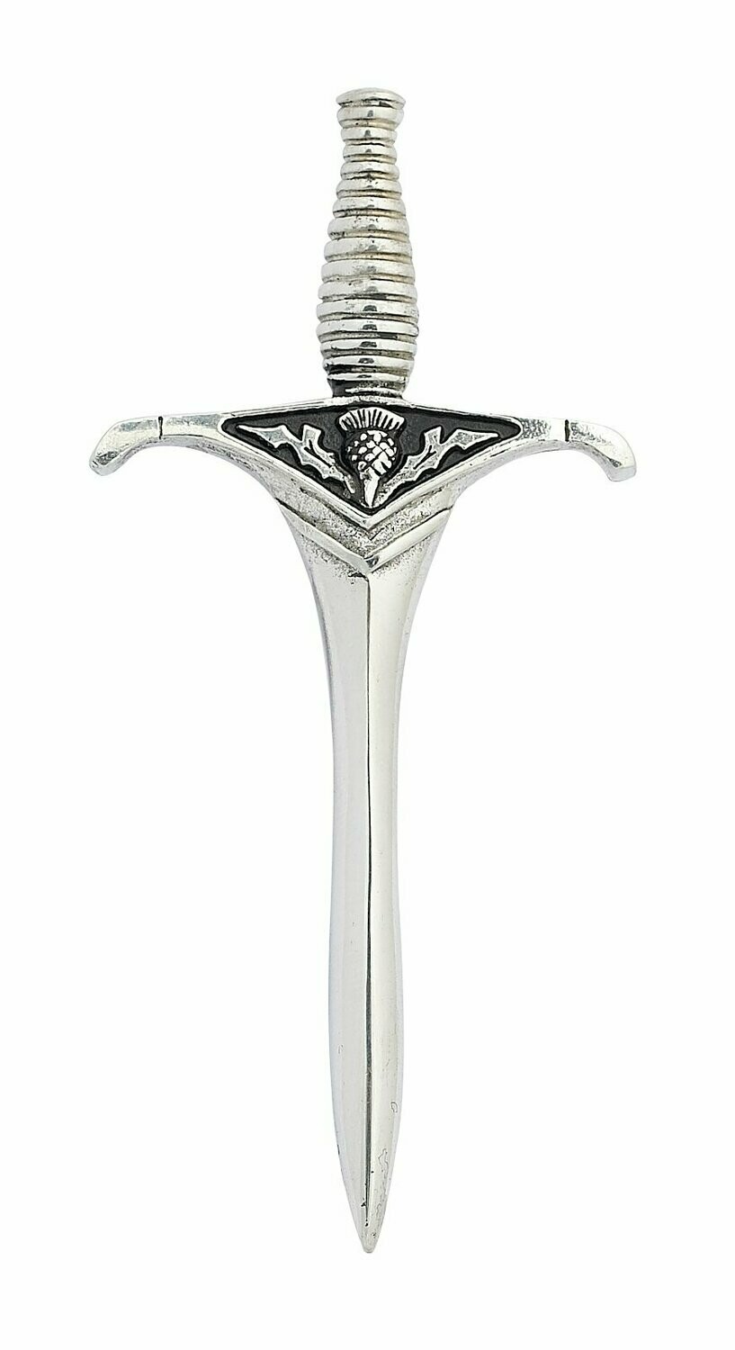 Scottish Thistle Sword Kilt Pin
