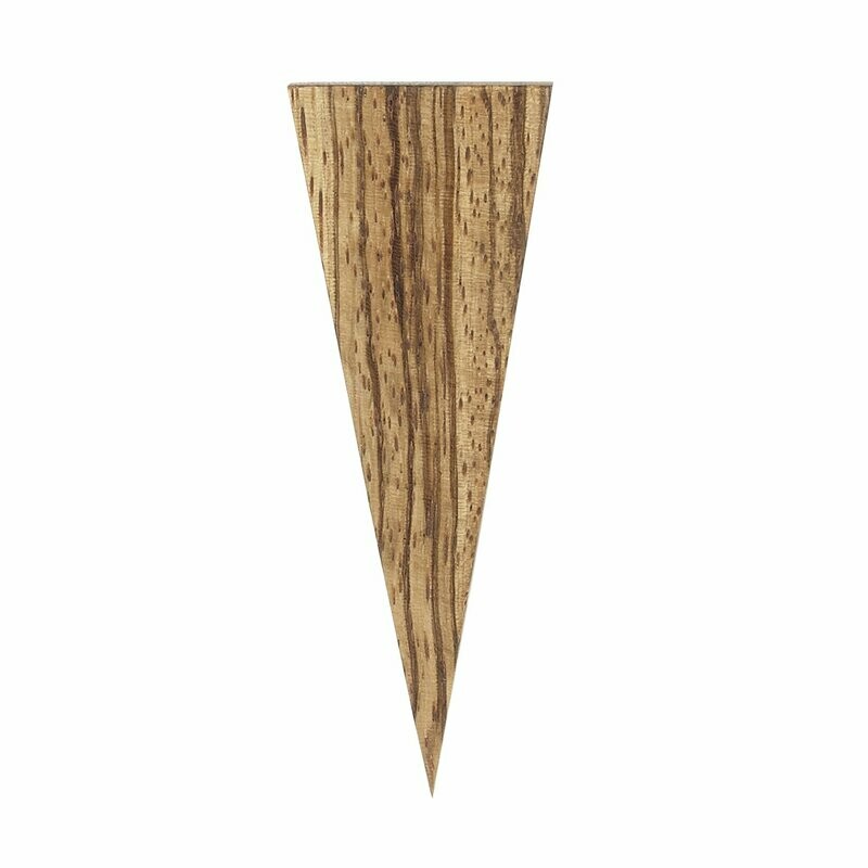 Trinach Kilt Pin - Zebrano Wood