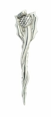 Long Twist Scottish Thistle Kilt Pin