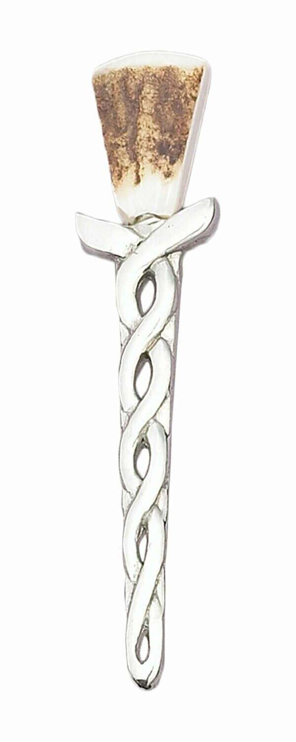 Stag Horn Celtic Kilt Pin