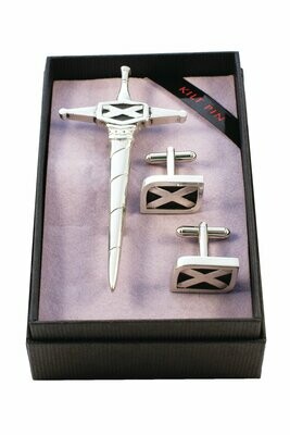Saltire & Cufflink Set