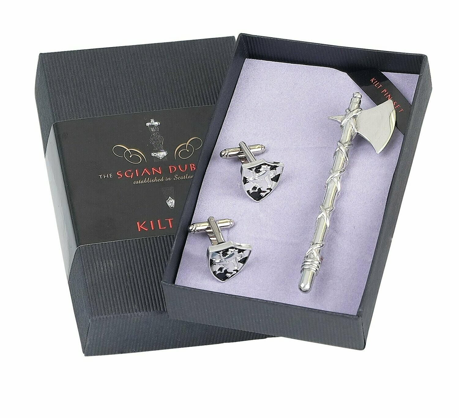 Axe Kilt Pin & Cufflink Set