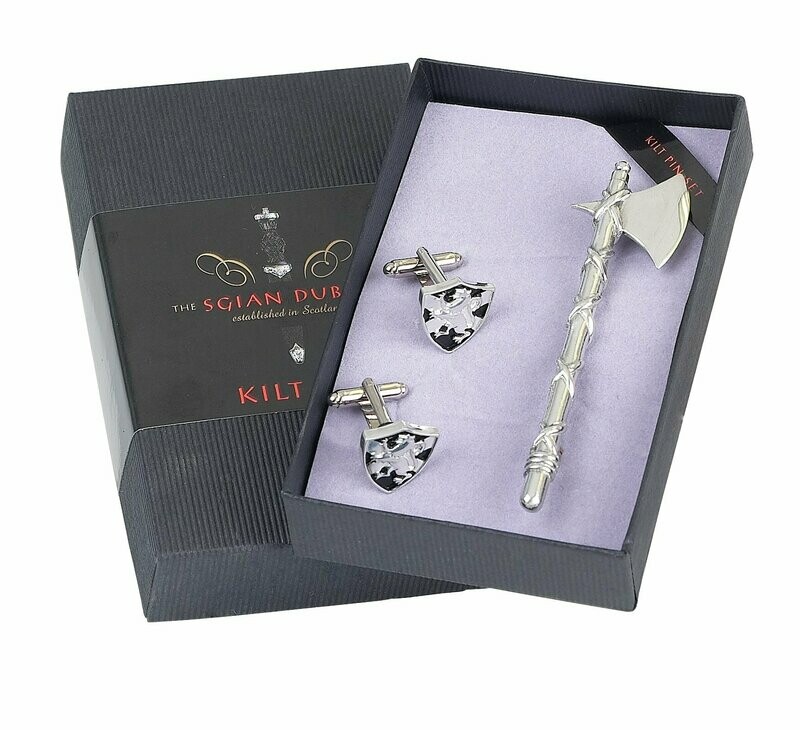 Axe Kilt Pin & Cufflink Set