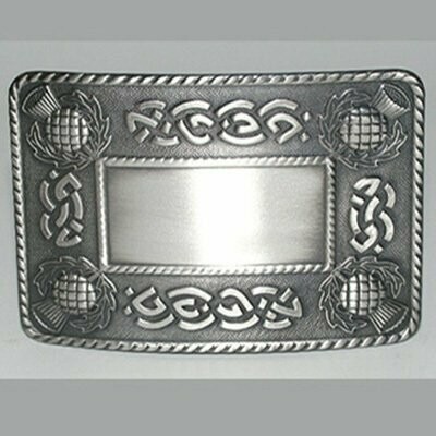Celtic Thistle Kilt Buckle