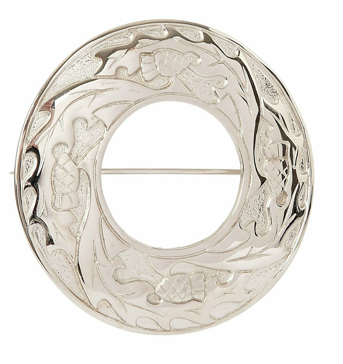 Thistle Plaid Brooch