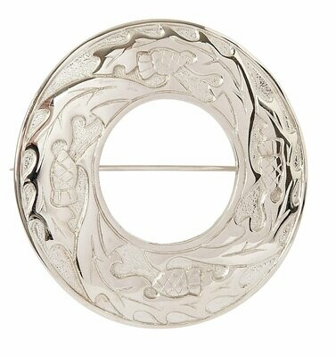 Thistle Plaid Brooch