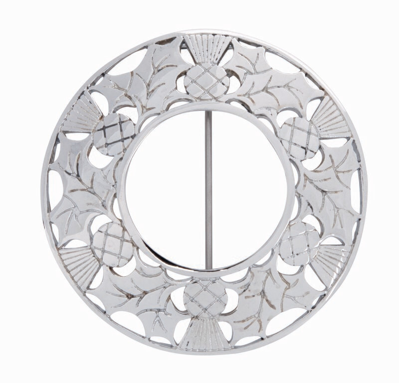 Plain Thistle Plaid Brooch