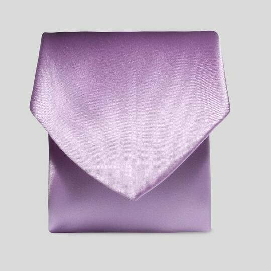 Satin Classic Tie, Colour: Lavender