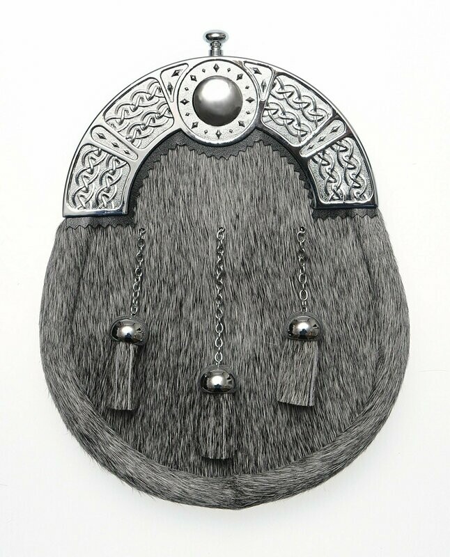 Chrome Zoomorphic Dress Sporran