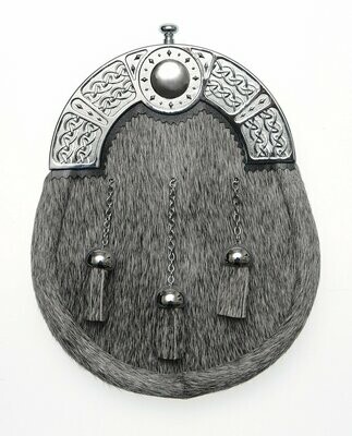 Chrome Zoomorphic Dress Sporran
