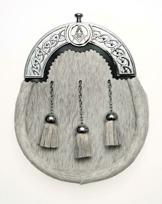 Chrome Masonic Dress Sporran