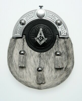 Chrome Masonic Dress Sporran