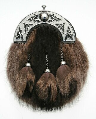 Chrome Racoon Dress Sporran