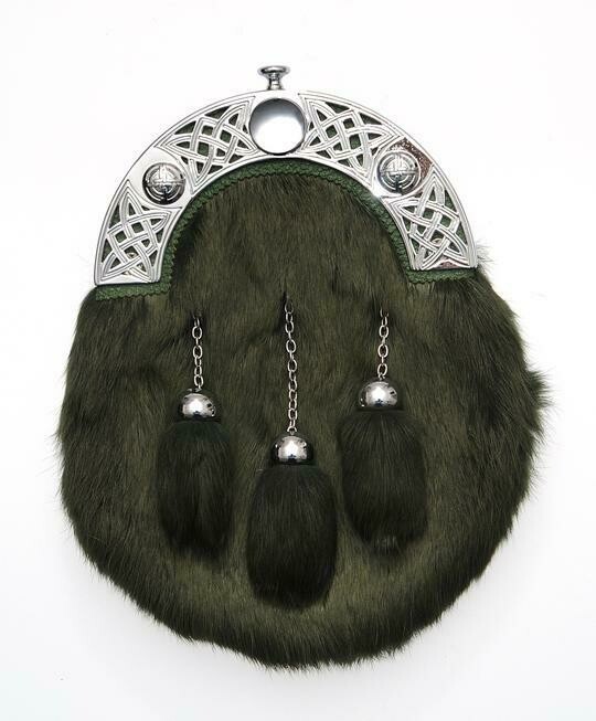 Dark Green Rabbit Dress Sporran