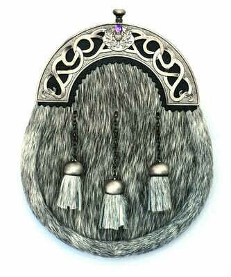 Antique Amethyst Stone Dress Sporran