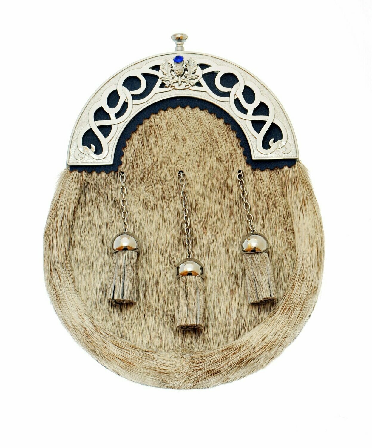 Chrome Blue Stone Dress Sporran