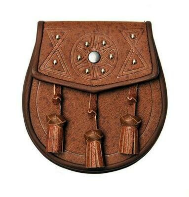Studded Pigskin Semi Dress Sporran