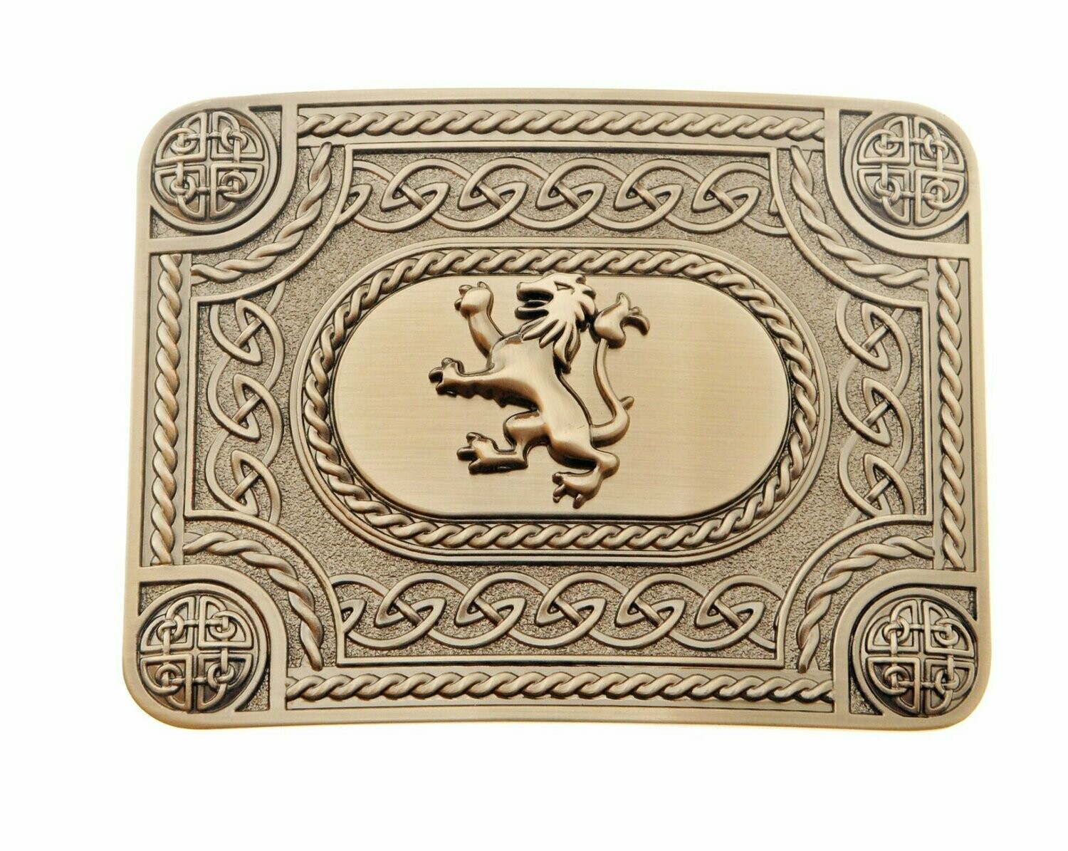 Antique Lion Kilt Buckle