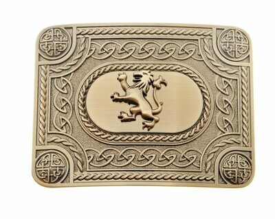 Antique Lion Kilt Buckle
