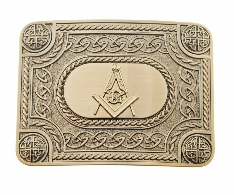 Antique Masonic Kilt Buckle