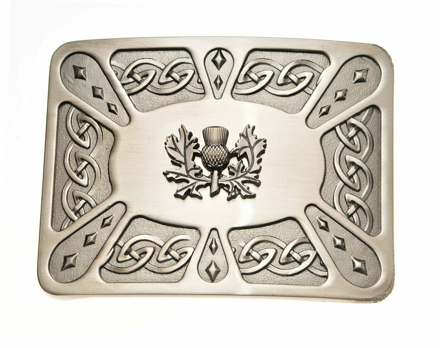 Antique Thistle Celtic Kilt Buckle