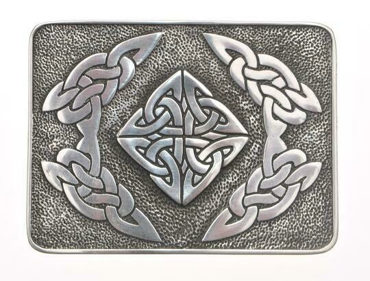 Square Bulldog Kilt Buckle