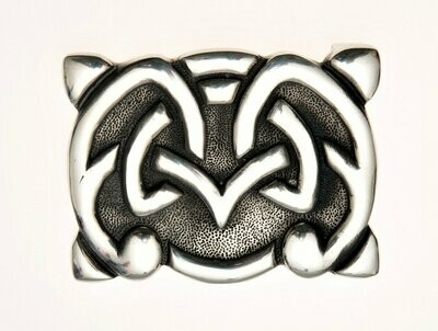 Large Knot Bulldog Kilt Buckle