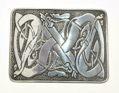 Dog Bulldog Kilt Buckle