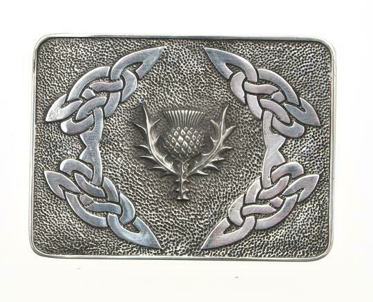 Thistle Bulldog Kilt Buckle