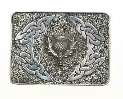 Thistle Bulldog Kilt Buckle