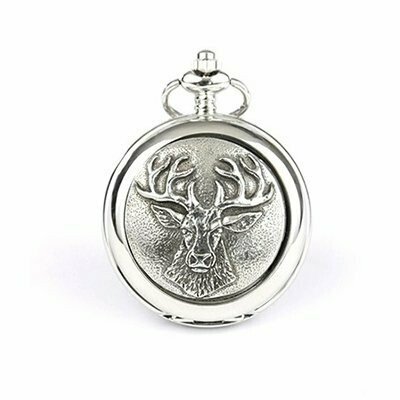 Highland Stag Pocket Watch