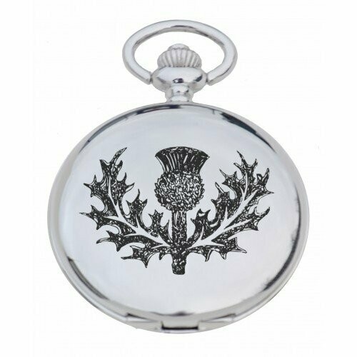 Thistle Engraved Pocket Watch