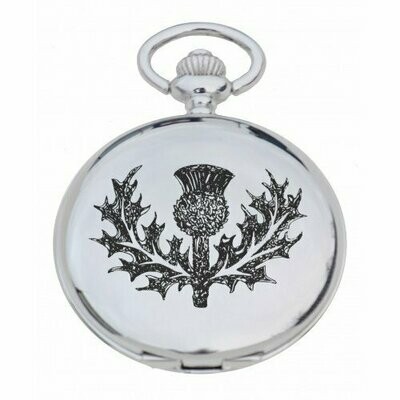 Thistle Engraved Pocket Watch