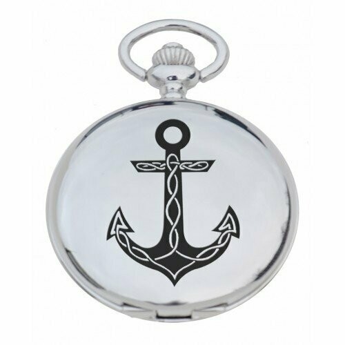 Anchor Engraved Pocket Watch