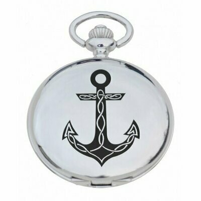 Anchor Engraved Pocket Watch