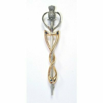 Lowland Thistle Kilt Pin