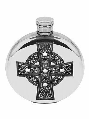 Celtic Cross Flask