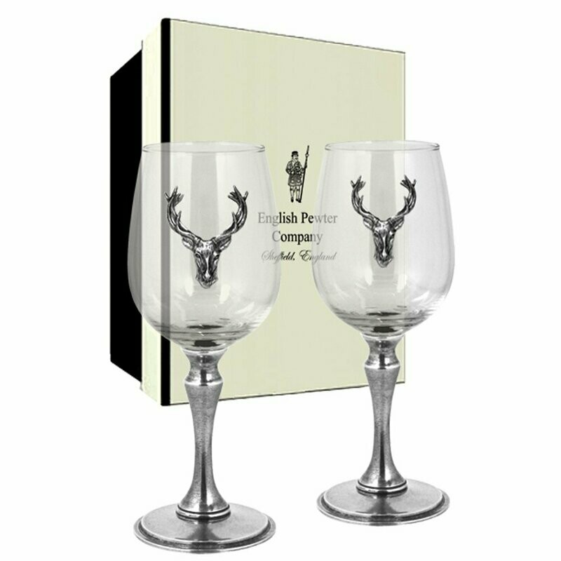 350ml Stag Wine Glass Set