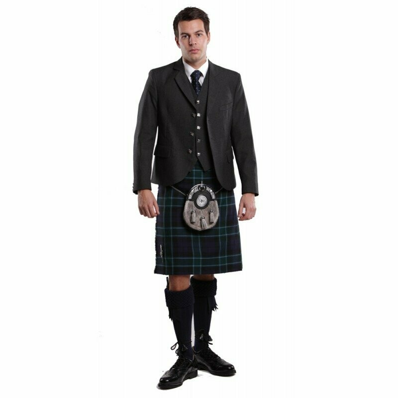 Wallace Kilt Jacket & Waistcoat - Tweed