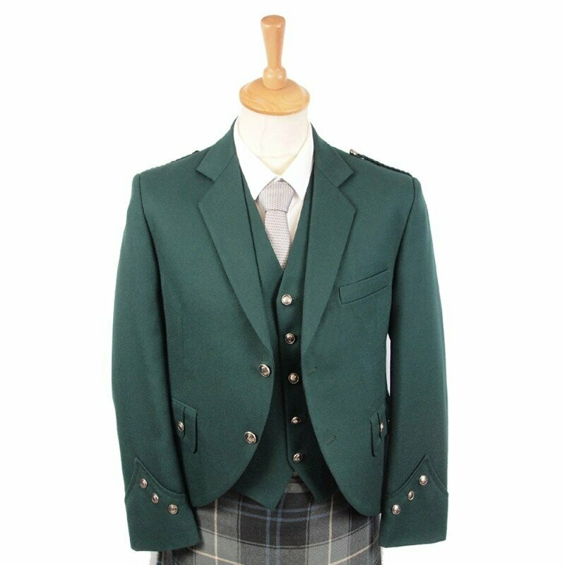 Kilkenny Kilt Jacket and Waistcoat - Barathea
