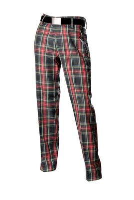 Men's Black Stewart Tartan Trousers Men's Black Stewart Tartan Trousers