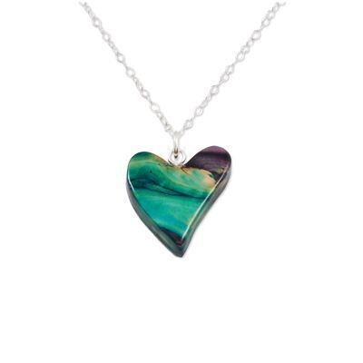 Quirky Heart Heathergem Pendant