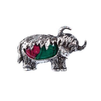 Highland Cow Brooch