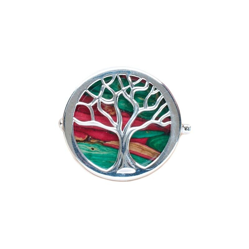 Tree Of Life Heathergem Brooch