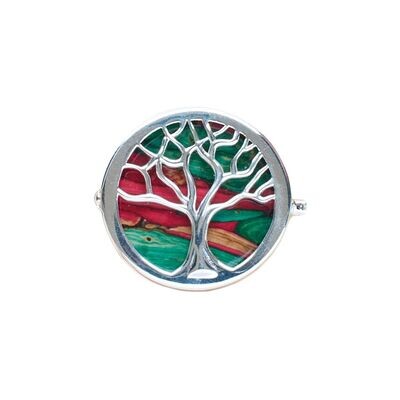 Tree Of Life Heathergem Brooch