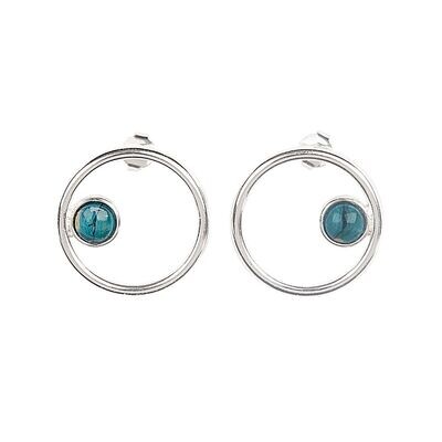 Heathergem Open Circle Earrings