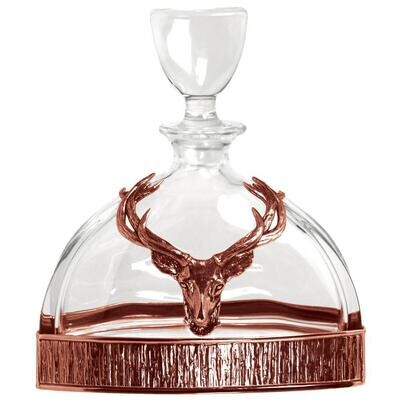 Copper Majestic Stag Crystal & Pewter Decanter Copper Majestic Stag Crystal & Pewter Decanter