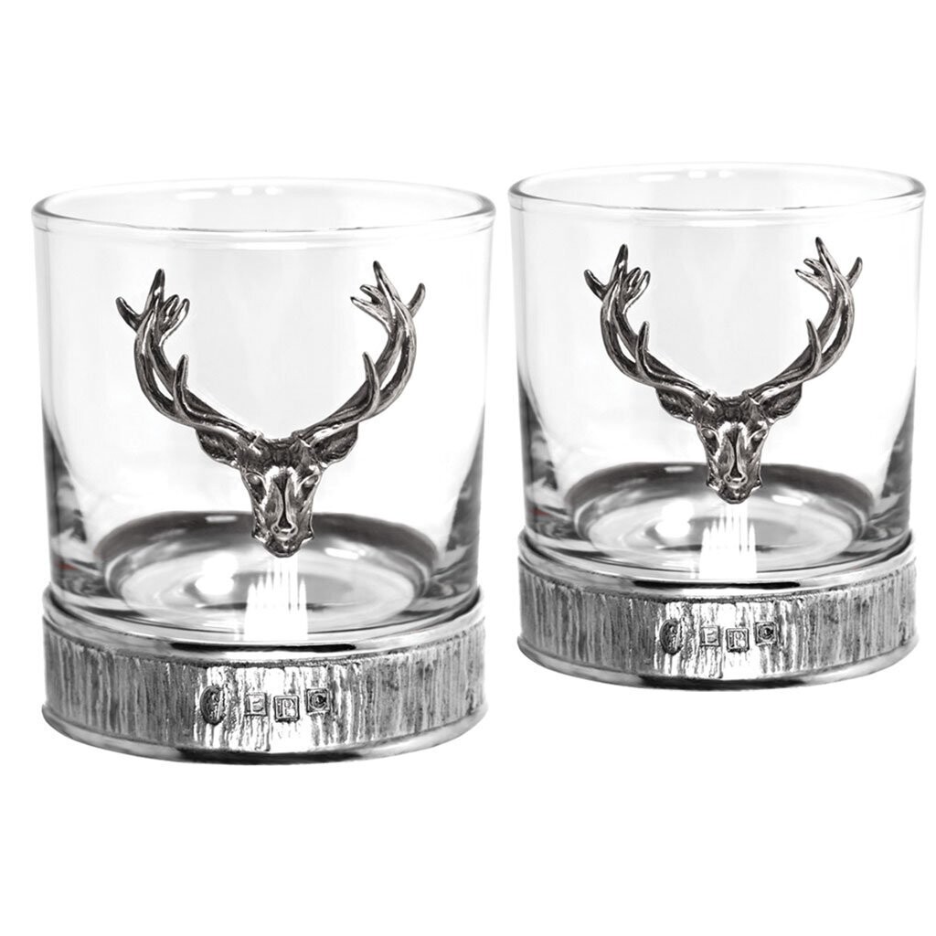 11oz Majestic Stag Pewter Tumbler 11oz Majestic Stag Pewter Tumbler