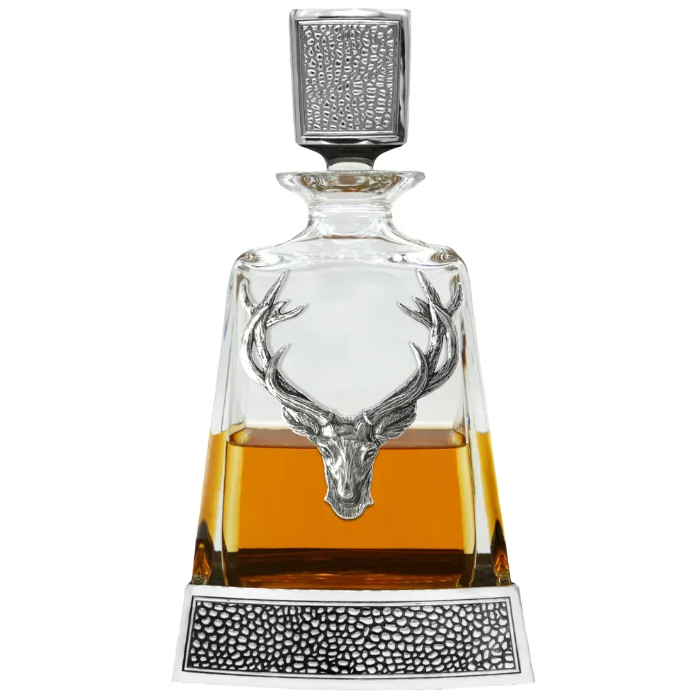 Majestic Regal Stag Pewter Decanter Majestic Regal Stag Pewter Decanter
