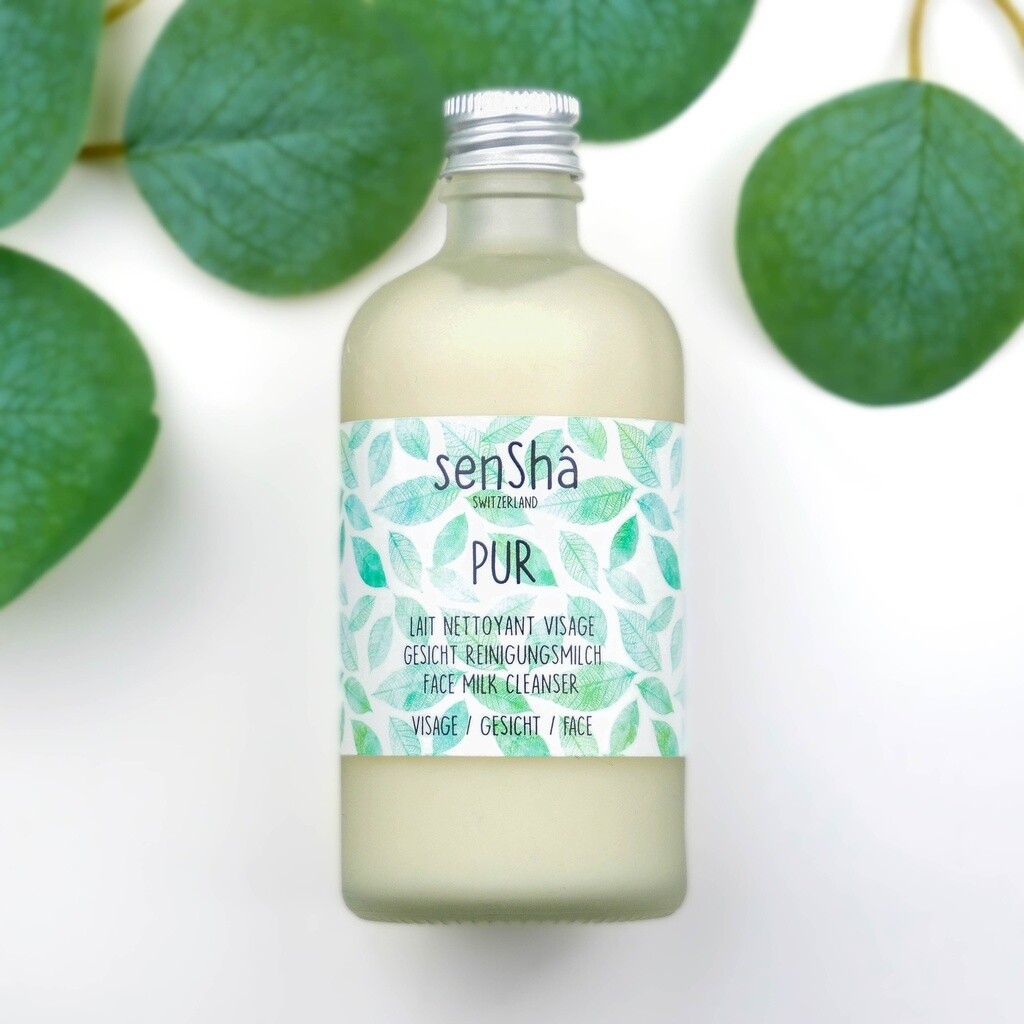 Pur 100ml Lait fluide démaquillant et nettoyant